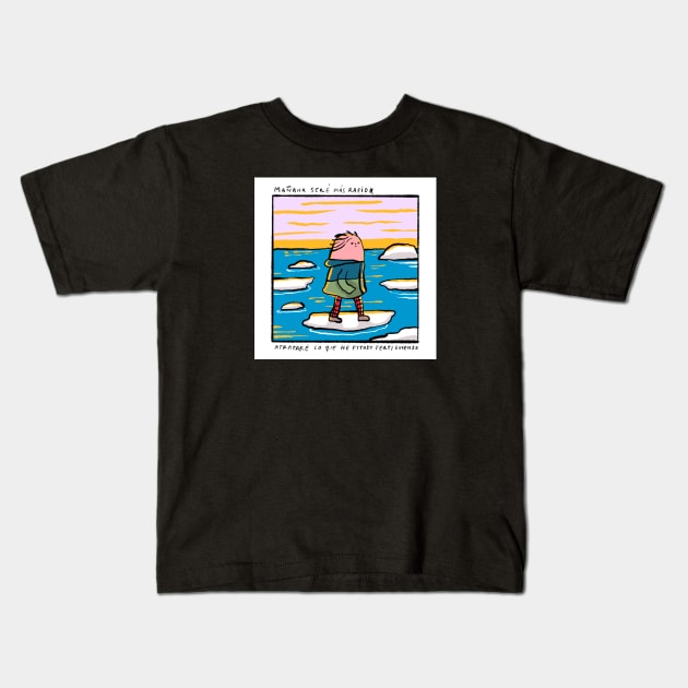 Chasing Dreams Kids T-Shirt by Lui Mort